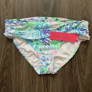 Lilly Pulitzer 004839 Twilight Tropics Bikini Swim Bottom Size 4 XXS MSRP 98 NWT